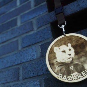 Engraved Wooden Badge